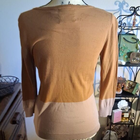 Anthropologie Patchwork Cardigan - Brown and Yellow - Picture 7 of 10